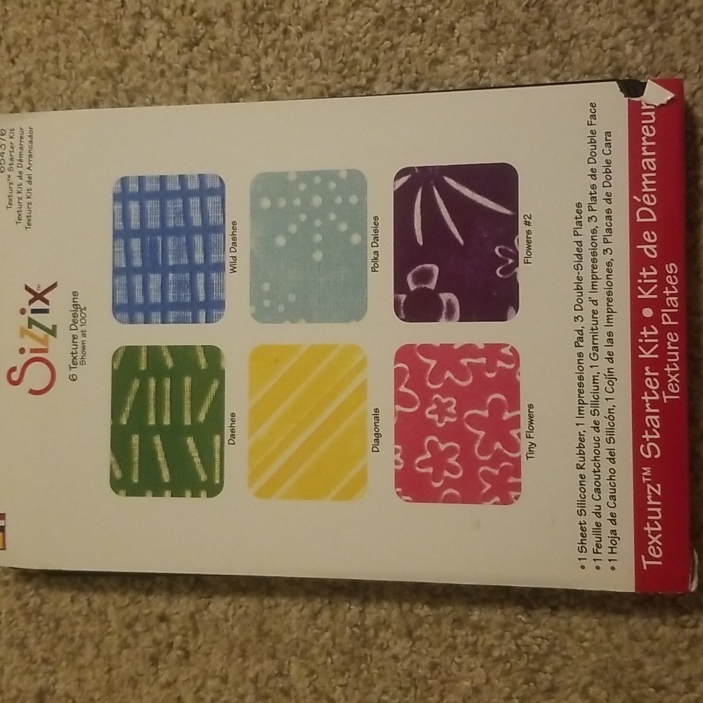 Sizzix Texturz Starter kit.